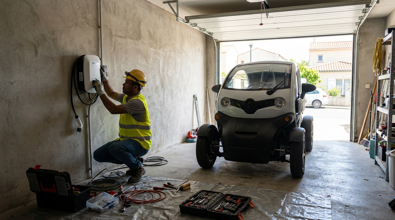 Instalacao de carregador de carro eletrico profissional em Guarulhos‑SP