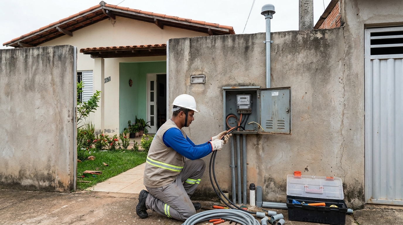 Instalacao de padrao de energia em Guarulhos‑SP