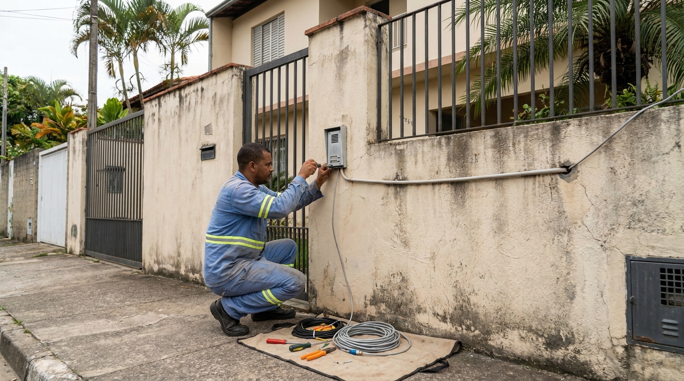 Instalacao de video porteiro em Guarulhos‑SP